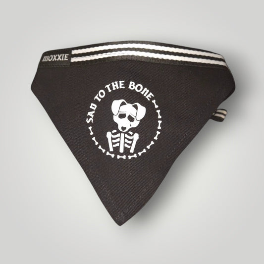 Sad to the Bone Adjustable Pet Bandana