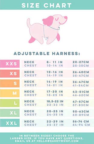 Dog Adjustable Harness - Mixed With Love