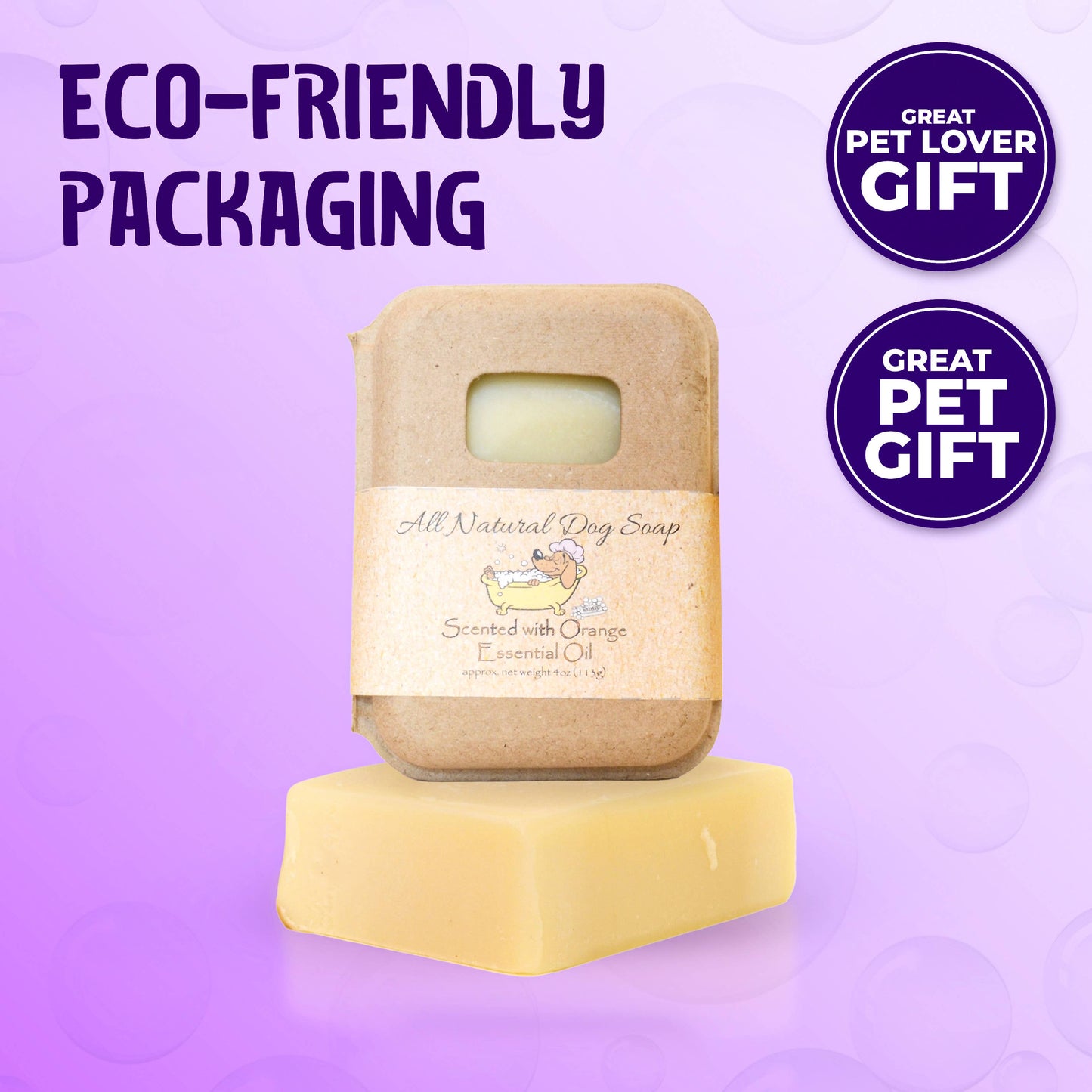 Lavender Dog Shampoo Bar | Dog Soap Bar | Pet Shampoo Bar