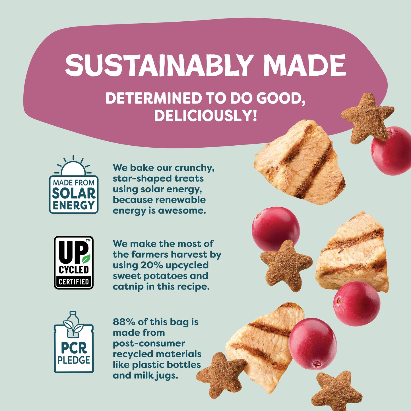 Cran U Say Chicken Crunchy Cat Treats