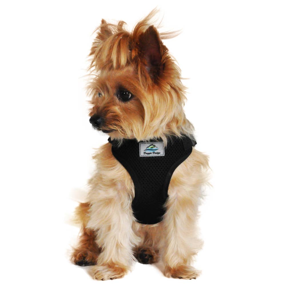 Wrap & Snap Choke Free Dog Harness - Black