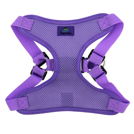 Wrap & Snap Choke Free Dog Harness - Paisley Purple