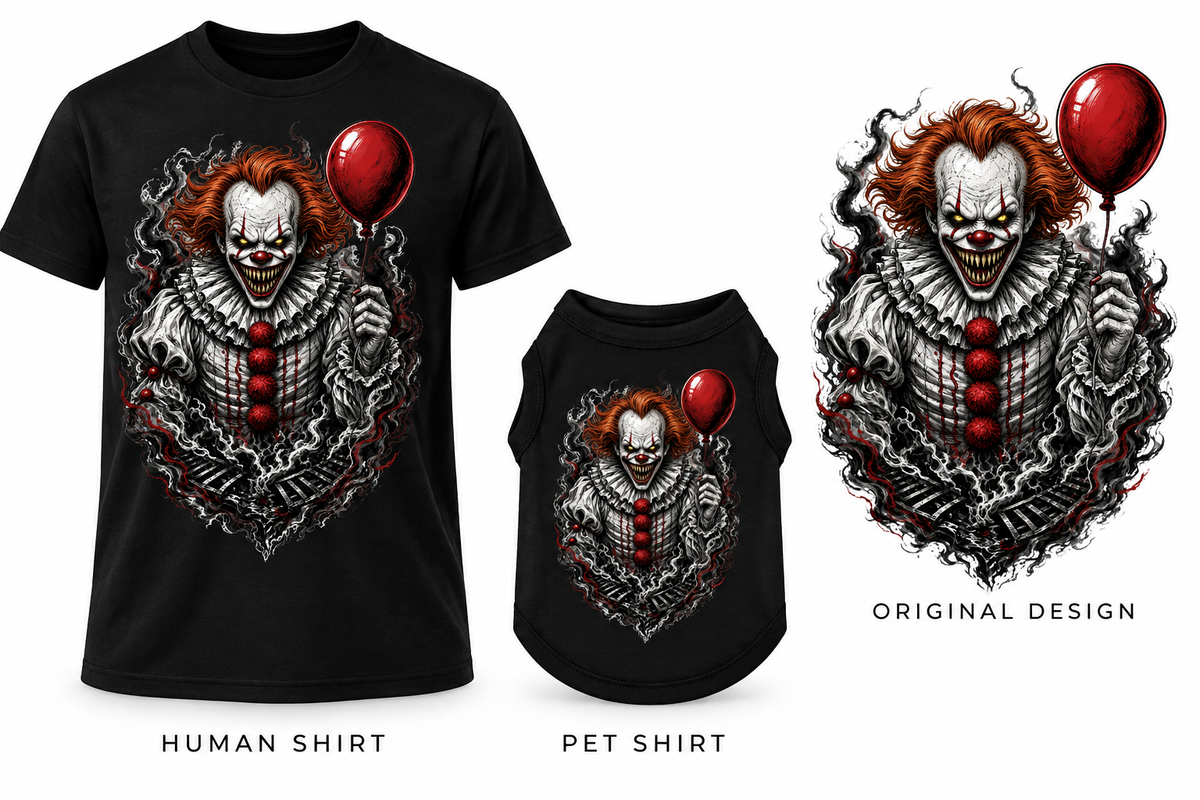 Sinister Clown - Human & Pet Shirt