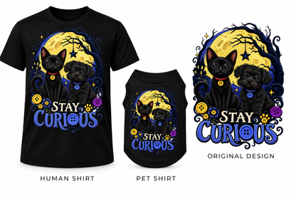 Stay Curious – Human & Pet Shirt