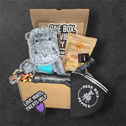 🐾 Nina & Friends – Large Dog Box (Rocker Edition) 🐾