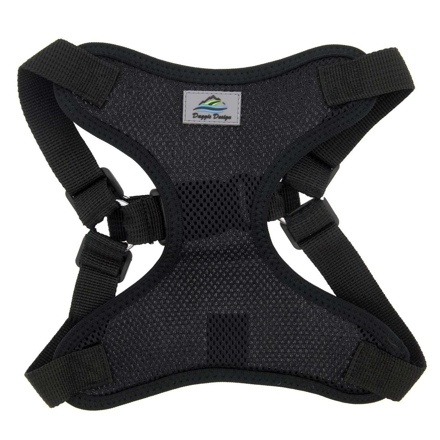 Wrap & Snap Choke Free Dog Harness - Black