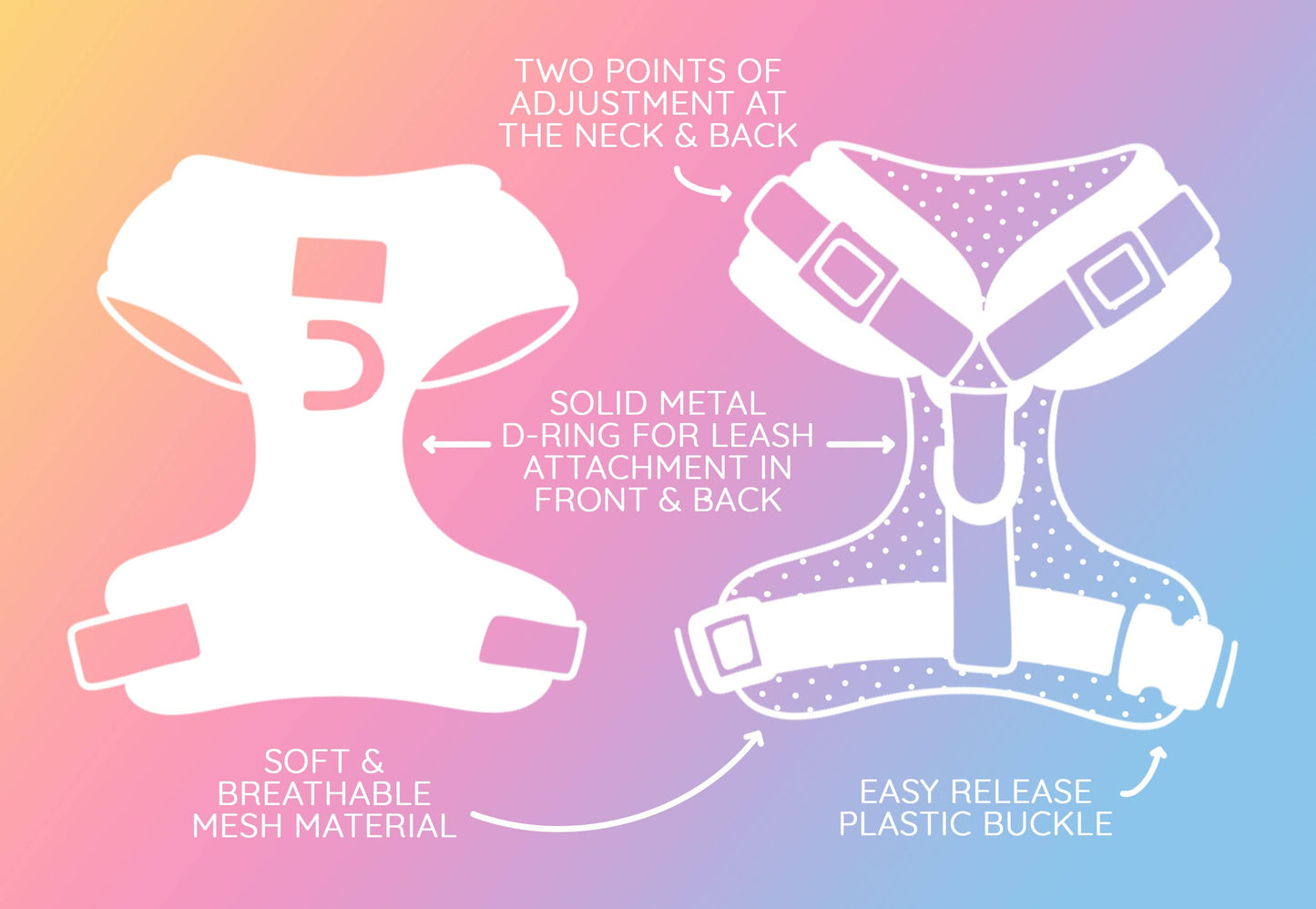 Dog Adjustable Harness - Harry Potter™ Marauder's Map™